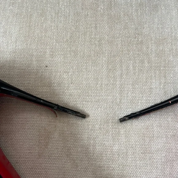 Louboutin Prive Open toe pump well worn - Picture 3 of 6